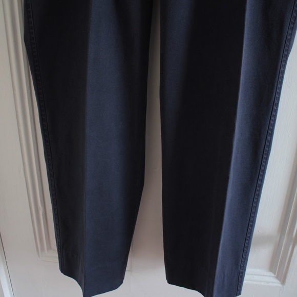 Drinkwater's Cambridge Hiltl Cotton Navy Blue Dress Pants Romania Made Size 34 - Picture 3 of 14